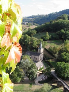 Yet another castle above the town of Najac – the castle itself wasn’t restored, but the view is still awesome!